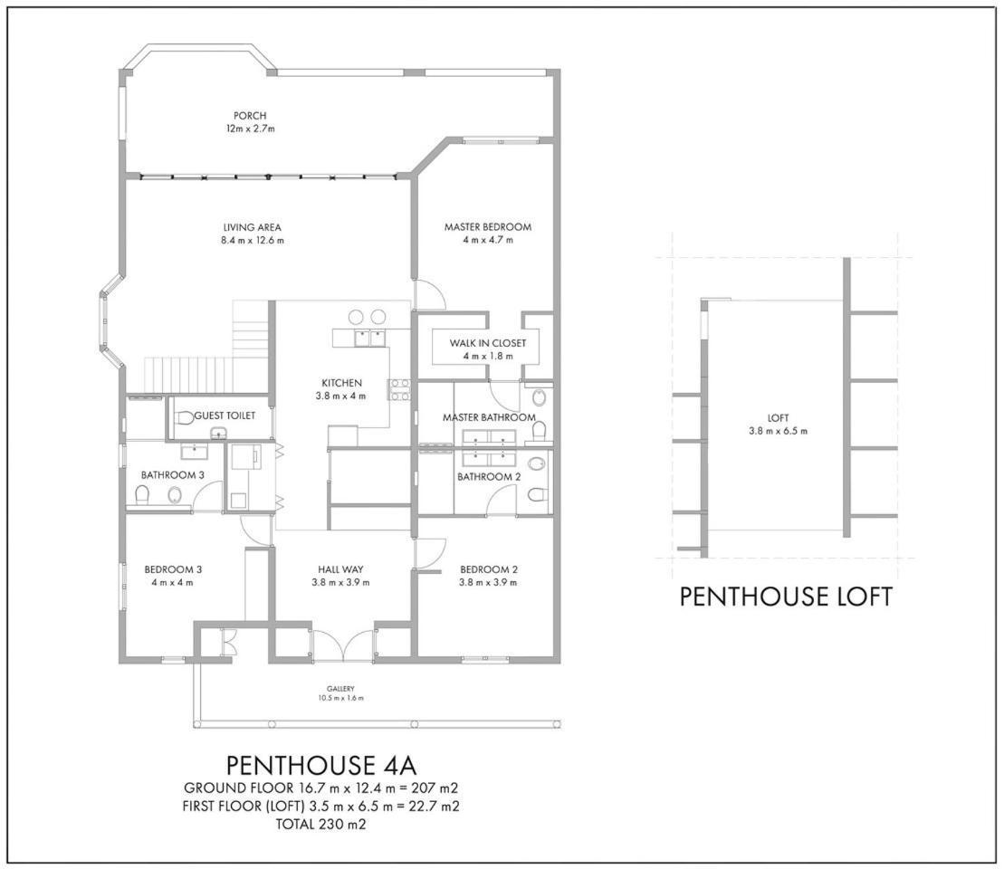 Apartment The - The Beach, Penthouse 4a